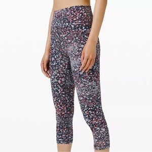 Lululemon align water blossom multi workout athletic leggings size 4